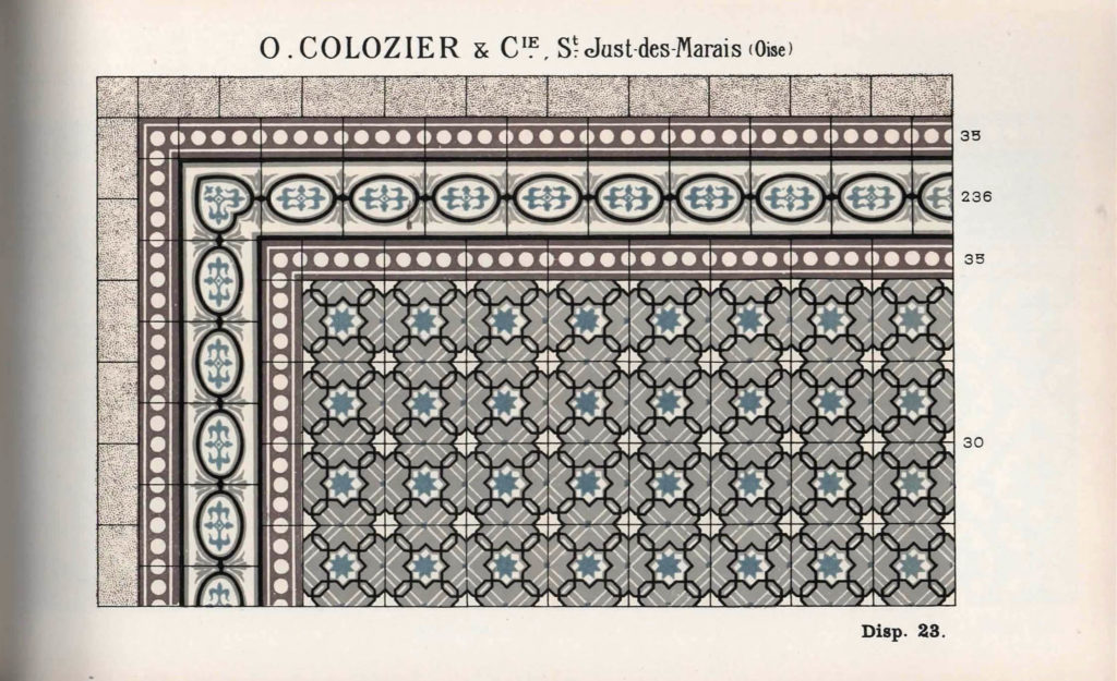 O. Colozier, cat. 1913 disposition 23