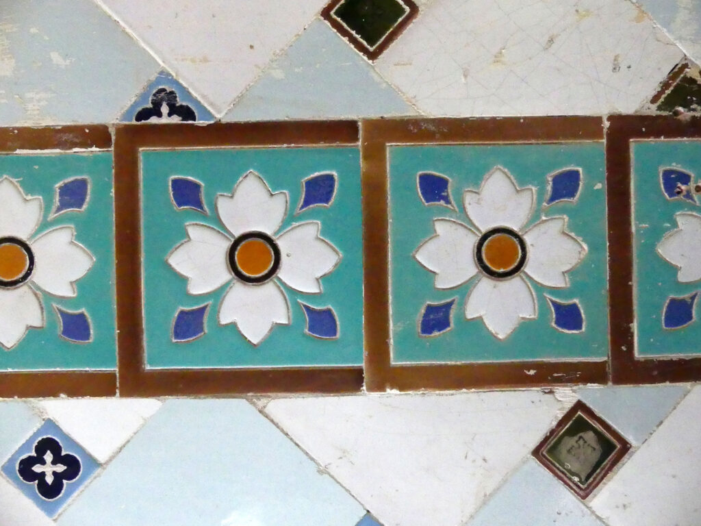 Carreaux, terre cuite émaillée Loebnitz